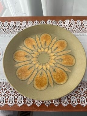 Johnson Bros Dorado Plate - Mid Century Modern Orange Flower Stonecrest England